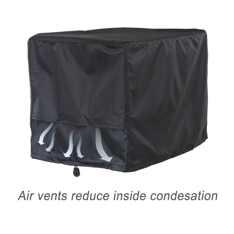 Outdoor Power Equipment Cover, Heavy Fabric with Bottom Cords and Side Access for Yard and Shed Storage Use Daily