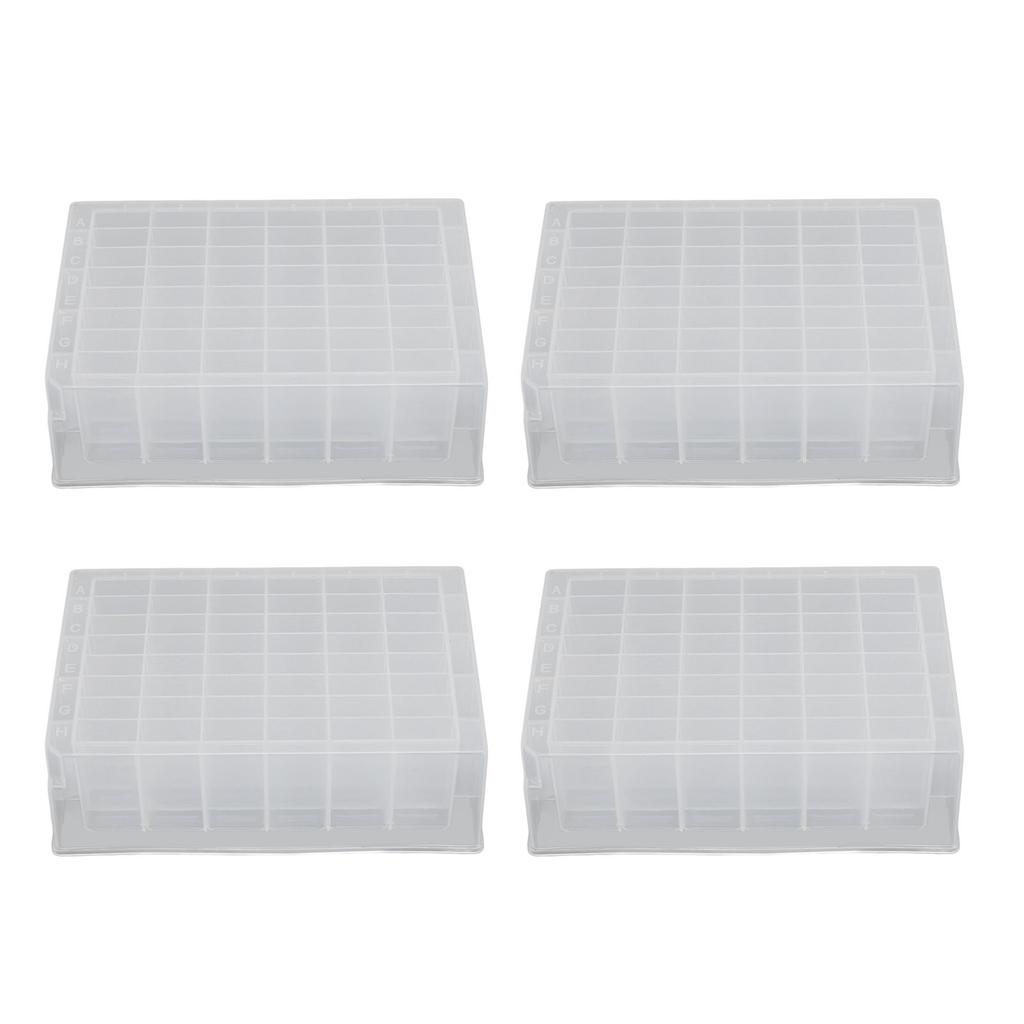 10 szt. Płytka z głębokimi studzienkami 48 studzienek 2 ml Wysokość 41 mm Przezroczysta polipropylenowa płytka z głębokimi studzienkami