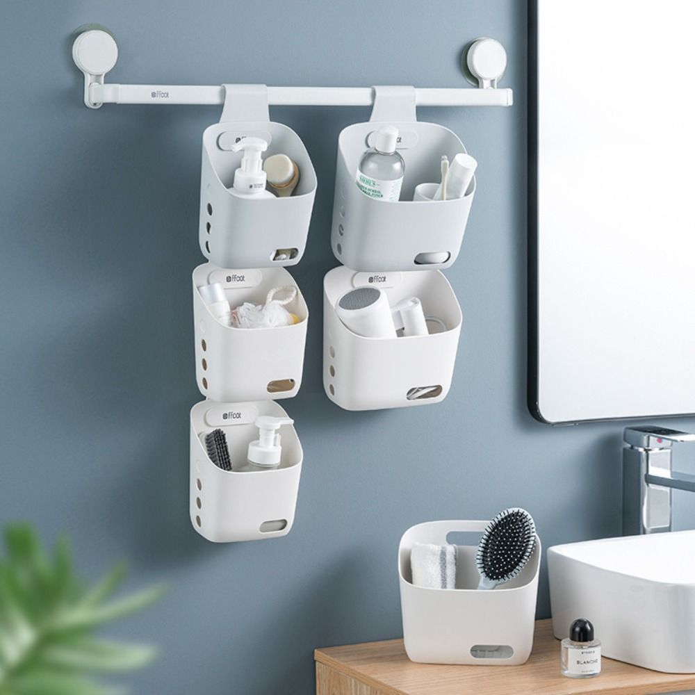 Sorting Storage Storage Rack Plastic Bathroom Storage Organizer Hanging Storage Basket  Home