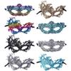 Bronzing Eye Mask Halloween Supply Dance Masks Venice Mask Lace Masquerade Party Supplies