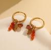 Seashell Dolphin Stainless Steel Trend Earrings