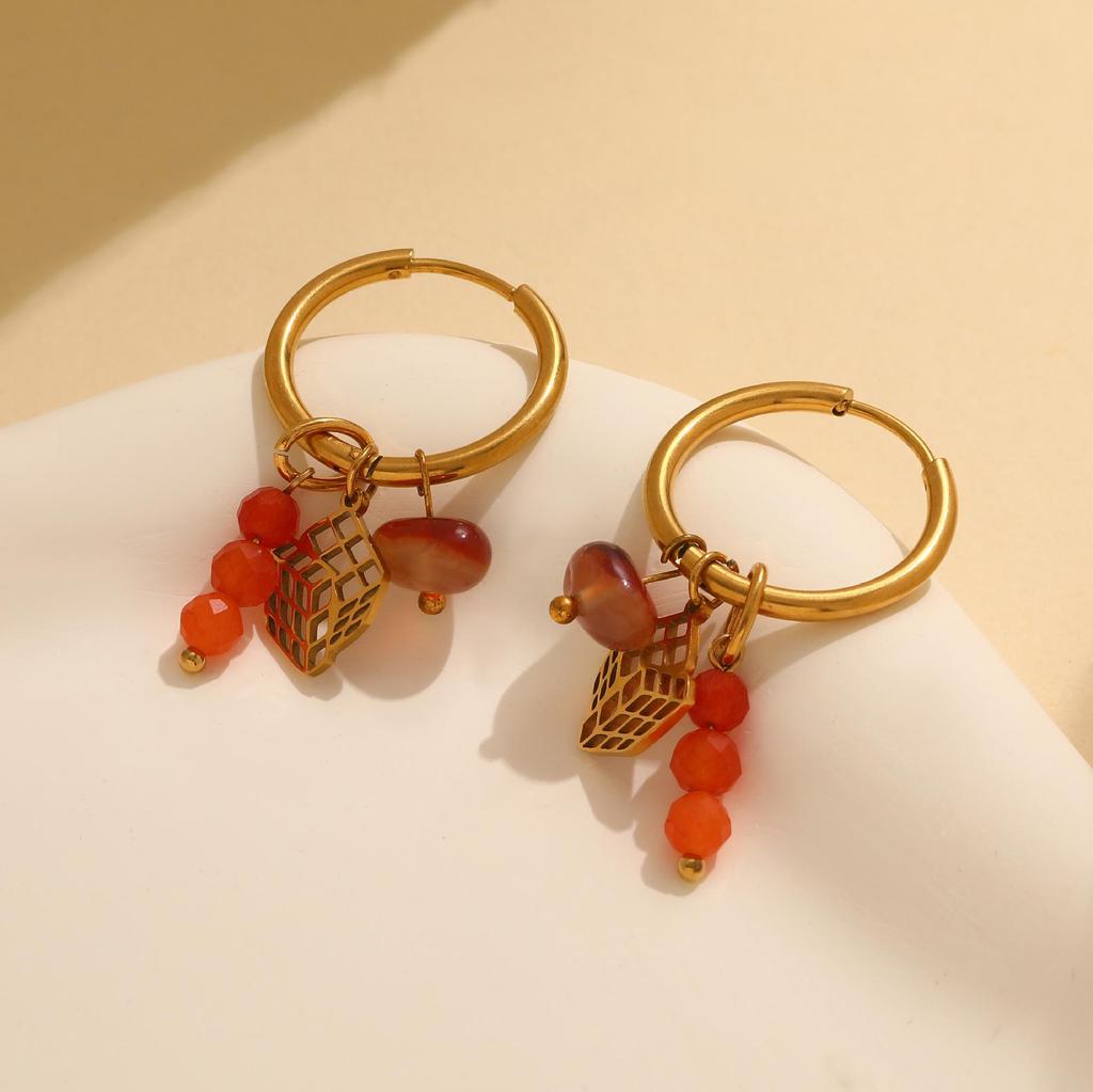 Seashell Dolphin Stainless Steel Trend Earrings