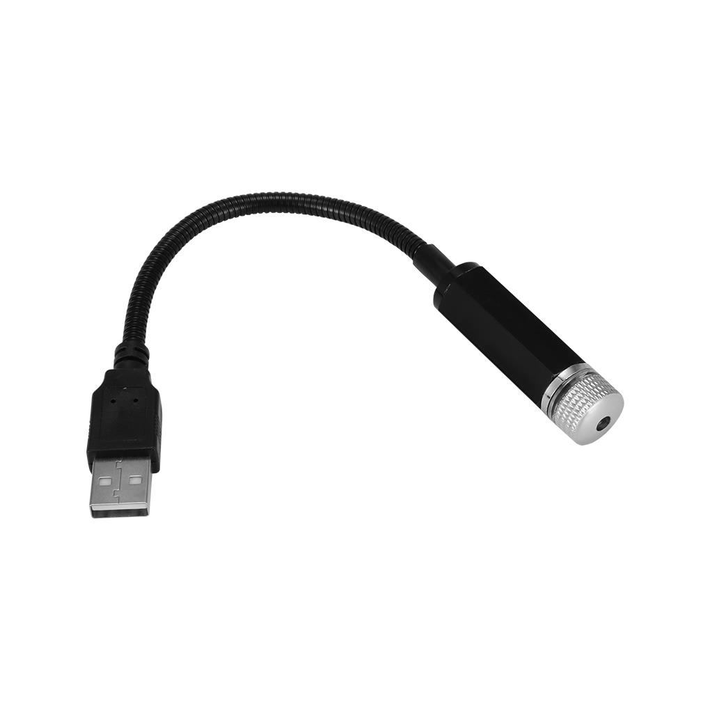 Car Roof Star Night Light 360 Degrees LED Display USB Powered Adjustable Bendable Night Projector Parties for Auto