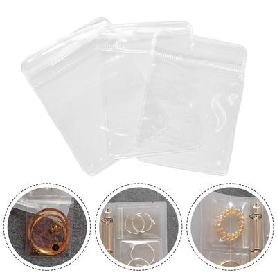 Storage Book Versatile and Practical Jewelry Organizer Transparent Book with 100 Card Slots Ideal for All Your Jewelry