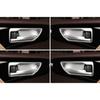 For Toyota Highlander 2020-2022 Matte Silver Inner Door Bowl Sticker Trim 4pcs
