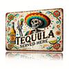 Vintage Tequila Metal Tin Sign Rustic Bar Decor Retro Wall Art Man Cave Pub Sign