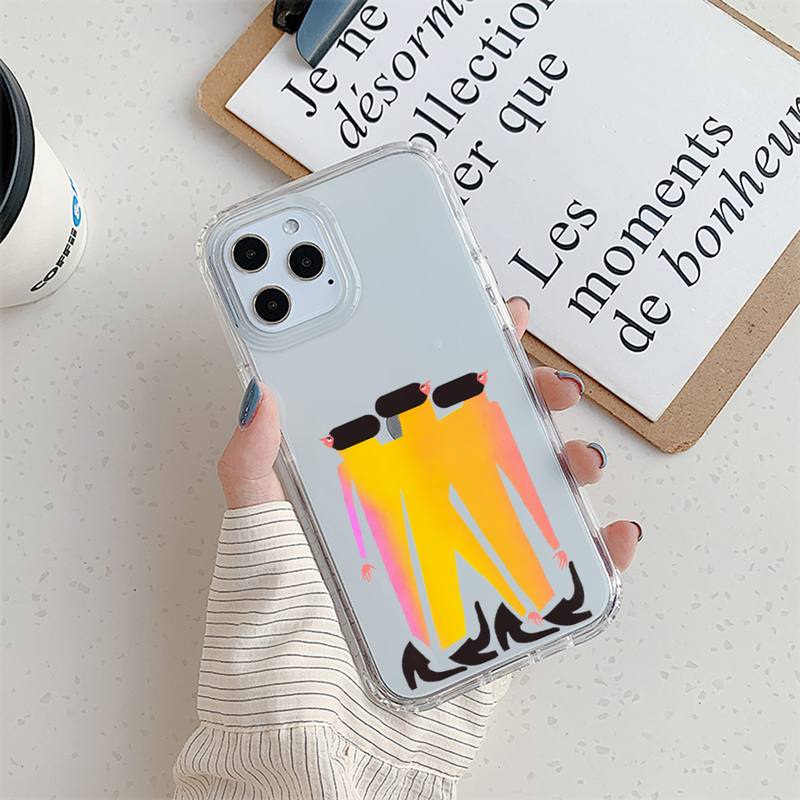 Ilustracja Amber Vittoria Etui na telefon Dla iPhone 11 12 Mini 13 14 Pro XS Max X 8 7 6s Plus 5 SE XR Przezroczysta obudowa