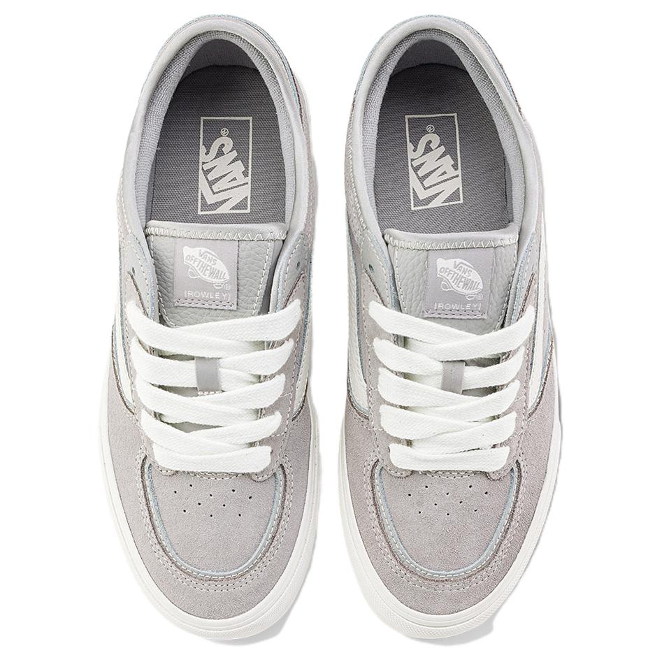 Vans Rowley Classic Comfortable Versatile Low-Top Skate Shoes Unisex Sneaker Light-Gray VN000SF46J6