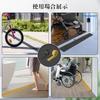 Ruedamann Step Ramp, 2cm High, 90cm Wide, 800kg Load Capacity, Barrier-Free Ramp for Wheelchairs and Robot Vacuum Cleaners, Flexible and Odorless PVC