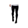 Under Armour Solid Color Logo Print Reflective Sports Leggings Men Leggings Black 1299035-001