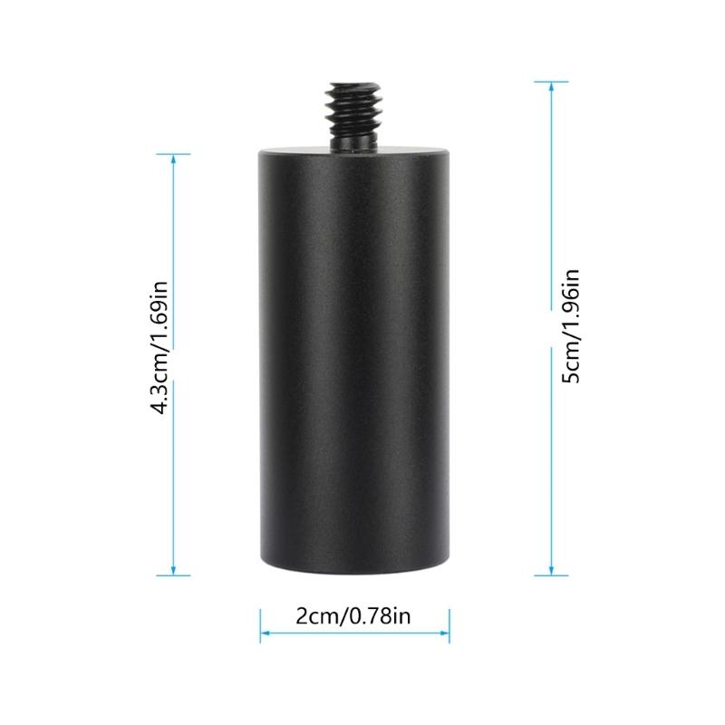 5/8inch Female to 1/4inch Male Screw Adapter For Microphone Stand Ball Head Holder Super Clamp Photography Accessories