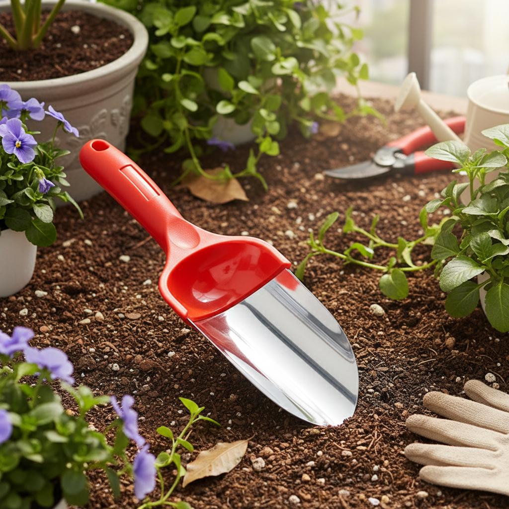 Stainless Steel Garden Trowel Small Size For Home Gardening Planting Flowers And Vegetables Soil Loosening Tool