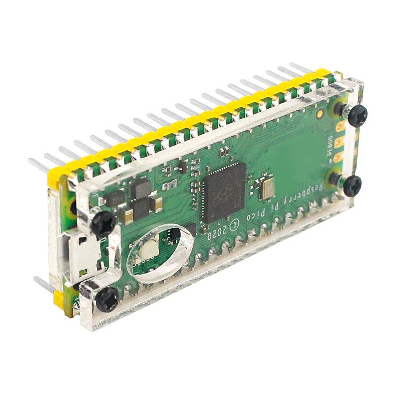 2Pcs Raspberry Pipico Case Shell Transparent Case For Raspberry Pipico Development Board Electronic Diy Projects