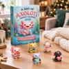Calendario dell'Avvento per Bambini 24 Giorni di Gatti Medievali Brutti con Tradizioni Familiari Uniche per le Feste Ornamenti in Acrilico, Conto alla Rovescia di Natale Vintage per Casa e Scrivania