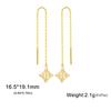 LIKGREAT Stainless Steel Witches Knot Stud Earrings for Women Irish Lucky Celtics Knot Amulet Earring Jewelry Gifts Wholesale