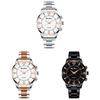 Seagull Quartz Mens Watch With Stainless Steel Strap For Formal Settings