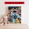 Messi Customize Your Name Diamond Painting Round Diamond Diy Frameless Holiday Artwork Suitable For Home Office Wall Decoration