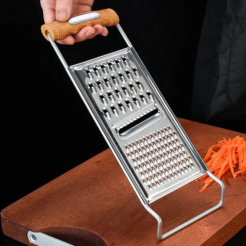 New Multi-Purpose Grater for Fruit Vegetables Stainless Steel Potato Carrot Slicer Peeler Food Crusher Kitchen Gadgets