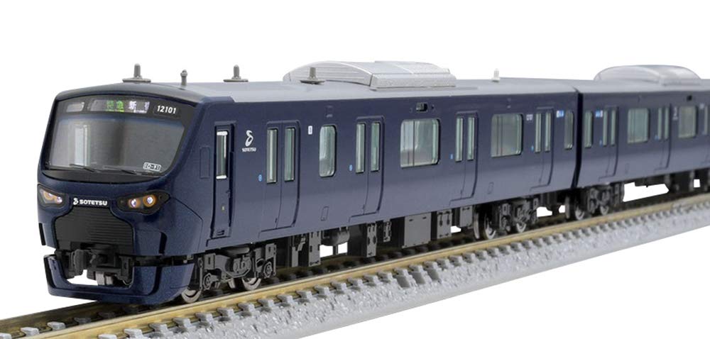 

Tomytec TOMIX N Gauge Sagami Railway 12000 Series Basic Set 98357 Model Train (TOMYTEC) (4 Cars) синий