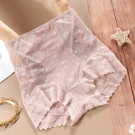 Women Panties Seamless High Waist Thin High Elasticity Butt-lifted Good Breathability Lace Slim Fit Thin Quick Dry Casual Sport
