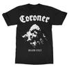 Camiseta Banda Culto a la Muerte Coroner 100% Algodón Camiseta Gráfica Hombre Mujer Verano Streetwear Top