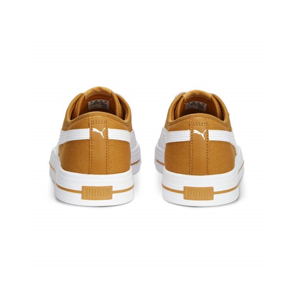 Puma Ever Fs Cv Bequeme Mode Stoßdämpfend Langlebig Niedrige Sneaker Unisex Sneaker Gelb Weiß 386393-05