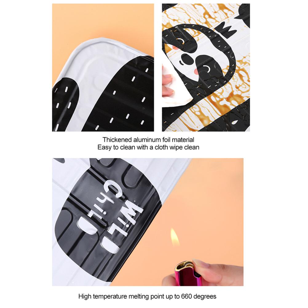 Aluminum Foldable Kitchen Gas Stove Oil Baffle Plate Kitchen Frying Pan Oil Splash Protection Screen