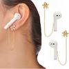 Pasek Przeciw Zagubieniu Kolczyka do Airpods Pasek Przeciw Zagubieniu do Airpods Pro, Złącze Uchwytu na Słuchawki Bezprzewodowe, Kompatybilne z Airpods 1 2 3 pro(CZ