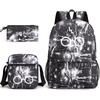 Harry Potter Academy Badge Harrypotter Backpack Student Schoolbag Shoulder Bag Pencil Case 3PCS Set