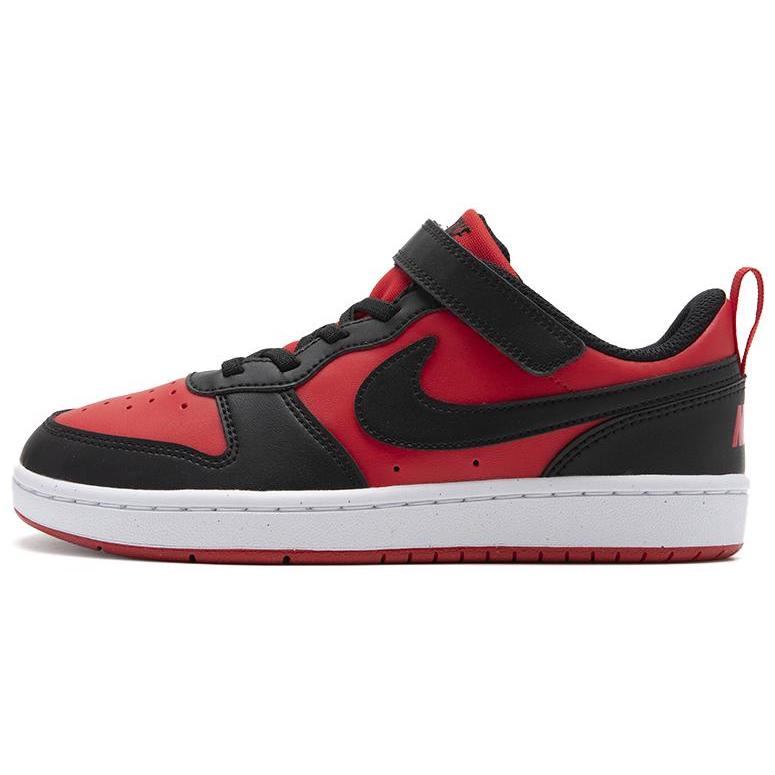 Nike Court Borough Low Recraft TD  Black University Red  DV5458-600 26