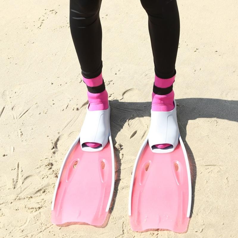Scubas Diving Gear Full Foot Long Silicone Fins Snorkeling Swimming Diving Floating Fins TPR Non-Slip Swimming Flippers