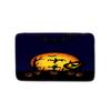 Halloween Shower Curtain Floor Mat Combination Four-Piece Set Bathroom Toilet Carpet Shower Room Foot Mat