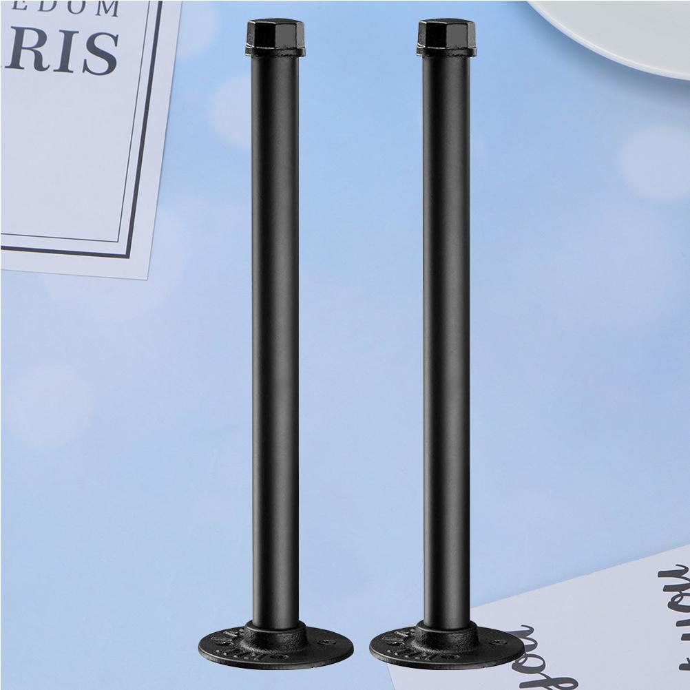 2 шт. Универсальный настенный плавающий держатель для полки Тонкая работа Легкая установка для различных помещений Черный настенный плавающий держатель для полки other