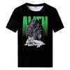 Motorcycle Summer New Alien Art 3D Print T-shirt For Men Clothing Daily Casual T-shirt Horror Alien Movie Graphic Harajuku Tops