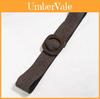 Bohemian Wide Woven Belt For Dresses With Wooden Buckle Ethnic Style For Women