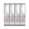 PVC Frosted Leather Door Curtain with Magnetic Closure for Privacy & Light Transmission - All-Season Partition for Bathrooms & Commercial Spaces