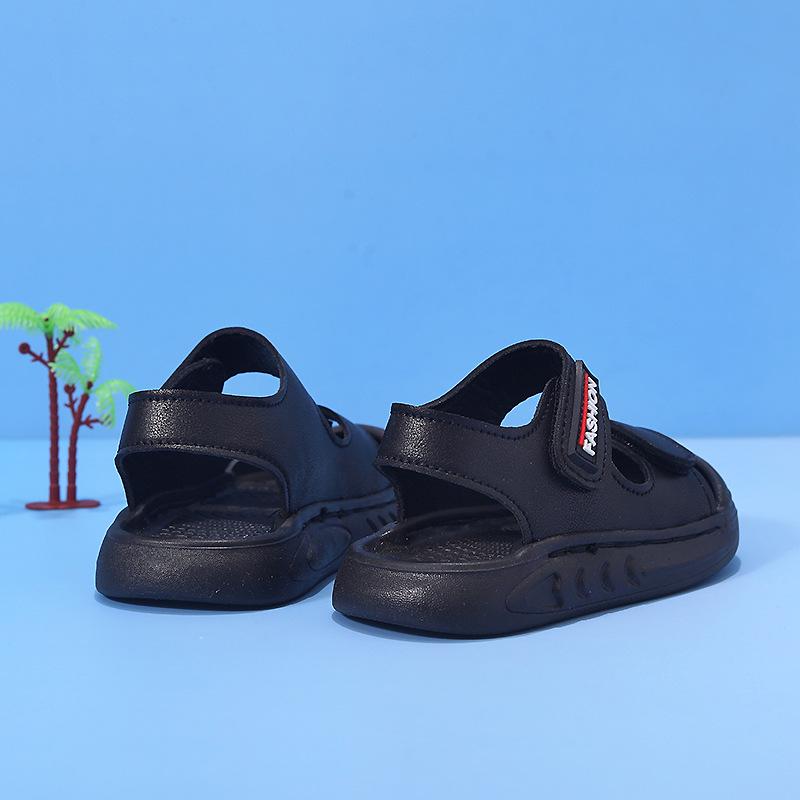 2026 Korean-Style Closed-Toe Sandals for Kids, Age 2-6, Soft Sole, Anti-Kick, Perfect for Summer Beach Activities