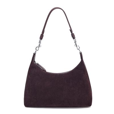 Large Capacity Tote Bag  New High End Matte Cowhide Leather Shoulder Bag  Simple Commuter Underarm Bag