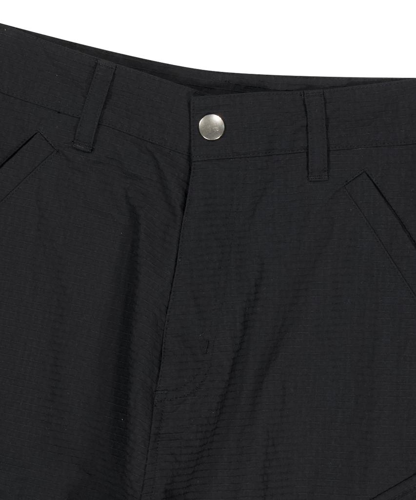 YESEYESEE Convertible Zip Off Pants Black