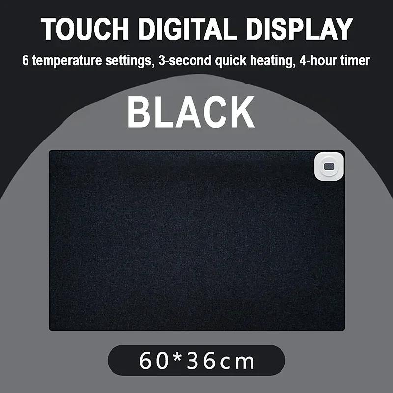 Intelligent Electric Heating Mouse Pad Winter Hand Warmer Computer Desk Heated Mat Office Desk Warming Pad Keyboard Table Mat