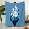 Game O-Ori and the Blind Forest Throw Flannel Throw Blanket,Bed Home Office Nap Blanket Travel,Camping,Picnic Blanket Soft