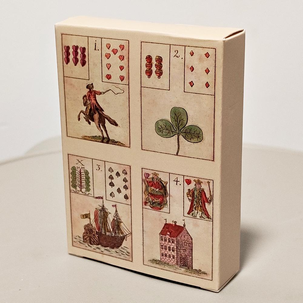 Carte Oracolo Ur-Lenormand - (Il Gioco della Speranza) - 9*6cm Mazzo Divinatorio Vintage del XVIII Secolo - Set di 36 Carte per Leggere la Fortuna