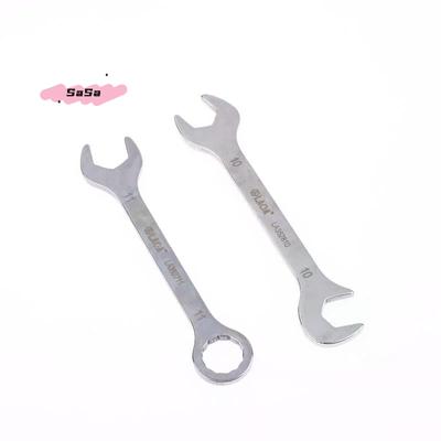 S-1/8/10Pcs Mini Thin Stainless Steel Double Open-end Wrench 5-11mm Dual-purpose Wrench For Repair Hand Tool Accessory