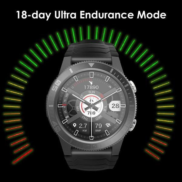 NORTH EDGE XTREK Men Sports Smart Watch GPS 360*360dpi Heart Rate SpO2 VO2 Max Stress 120 Sports Mode IOS Android Smartwatch