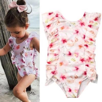 baby girl one piece swimsuit