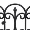 5pcs Waterproof Decorative Garden Fence 23in ×13in Plastic Landscape Barrier  Patio Yard