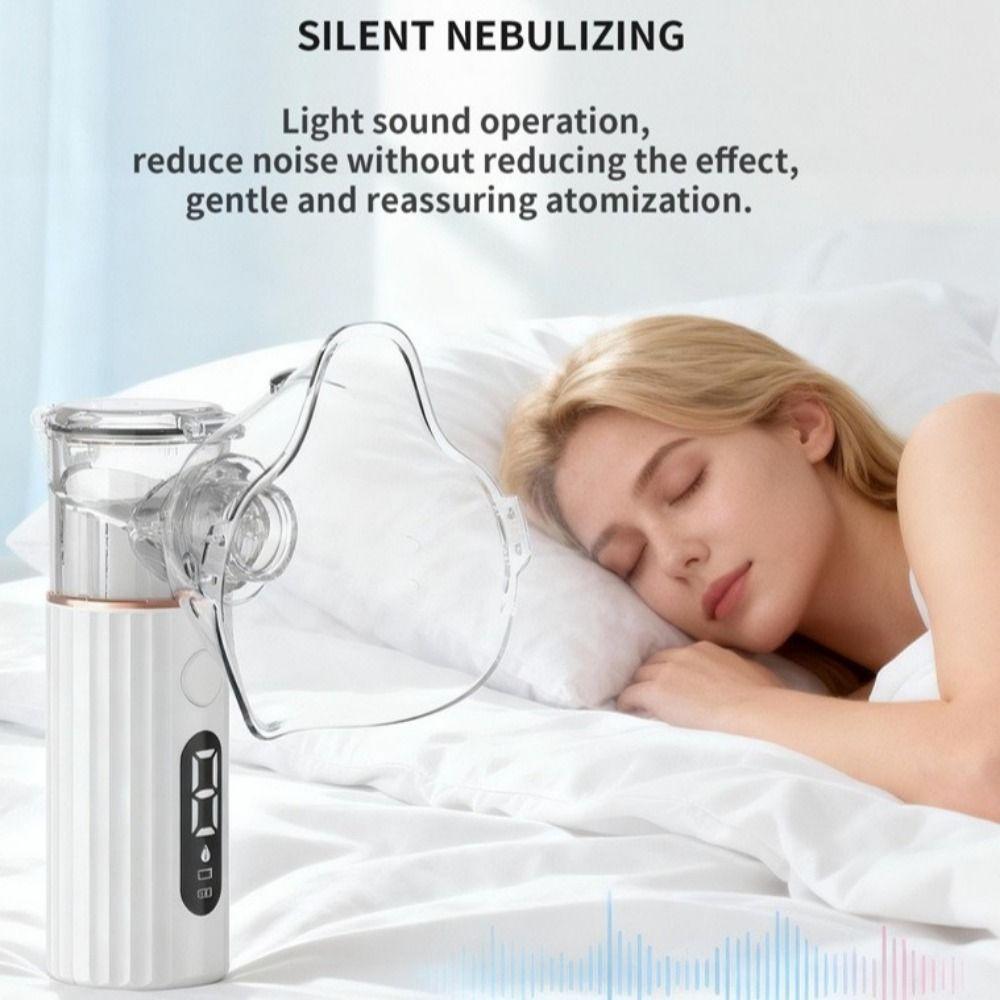 Mist Function Portable Facial Steamer USB Rechargeable Nano Mist Sprayer Daily Beauty Routine