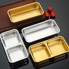 304 Stainless Steel Pepper Roast Meat Sauce Dishes Wasabi Bowl Separate Sushi Vinegar Soy Plates Tableware Food Seasoning Tray