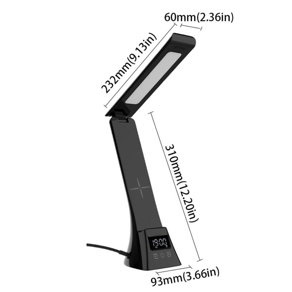 Dimmable Wireless Charging Desk Lamp Folding Design Eye-care Desk Lamp  Office Use