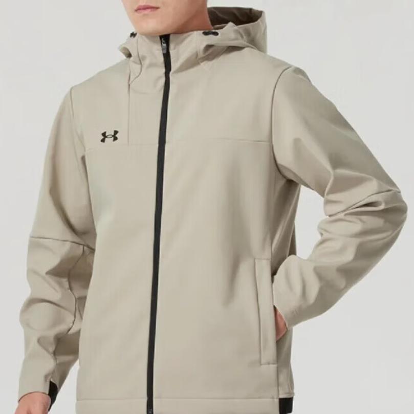 Under Armour Hooded Long Sleeve Jacket And Elastic Cuff Pants Casual Sports Set Unisex sets 23600704-409+-24600408-203